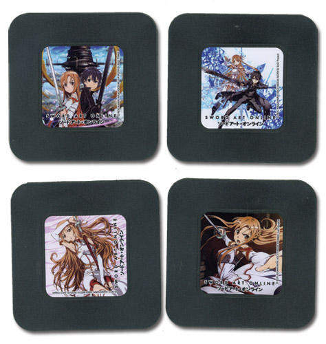 Sword Art Online Set 3 Coasters, an officially licensed product in our Sword Art Online Coasters department.