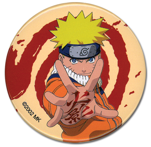 Naruto Naruto Button, an officially licensed product in our Naruto Buttons department.