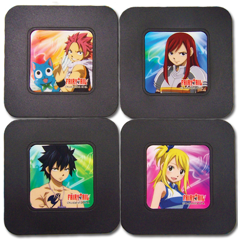 Fairy Tail - Set 1 Coaster, an officially licensed product in our Fairy Tail Coasters department.