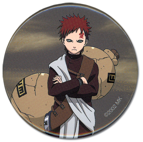 Naruto Gaara Button, an officially licensed product in our Naruto Buttons department.