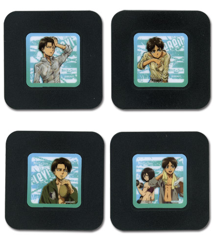 Attack On Titan - Set 8 Coaster, an officially licensed product in our Attack On Titan Coasters department.
