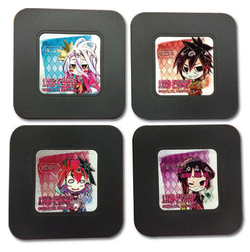 No Game No Life - Set 1 Coaster, an officially licensed product in our No Game No Life Coasters department.