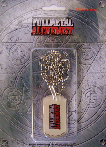 Fullmetal Alchemist Logo Necklace, an officially licensed product in our Fullmetal Alchemist Jewelry department.