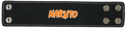 Naruto Logo Wristband, an officially licensed product in our Naruto Wristbands department.