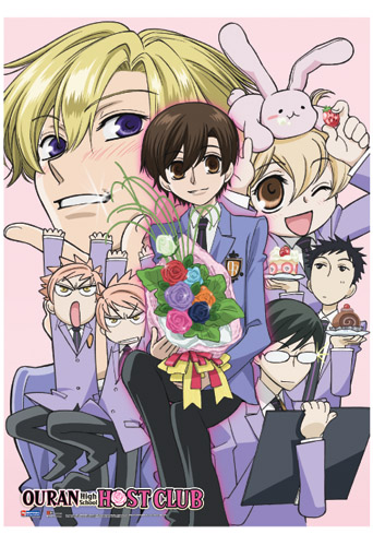 Ouran High School Host Club Ohshc Fabric Poster, an officially licensed product in our Ouran High School Host Club Posters department.