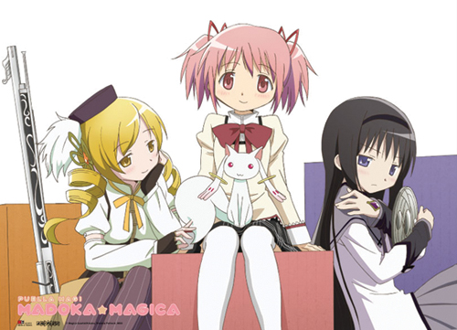 Madoka Magica 3 Girls Fabric Poster, an officially licensed product in our Madoka Magica Posters department.