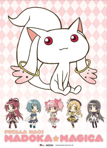 Madoka Magica Kyubei Fabric Poster, an officially licensed product in our Madoka Magica Posters department.
