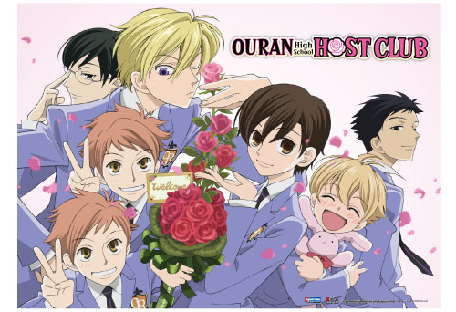 Ouran High School Host Club Flower Fabric Poster 77643gea
