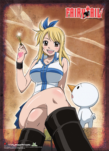Fairy Tail Lucy Fabric Poster, an officially licensed product in our Fairy Tail Posters department.