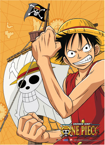 One Piece Luffy Fabric Poster, an officially licensed product in our One Piece Posters department.