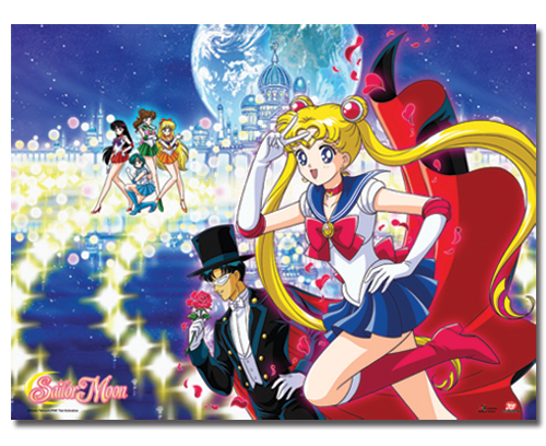 Sailor Moon - Moon Palace Group Fabric Poster, an officially licensed product in our Sailor Moon Posters department.