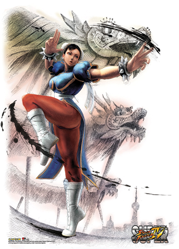 Street Fighter Iv Chun Li Fabric Poster, an officially licensed product in our Street Fighter Posters department.