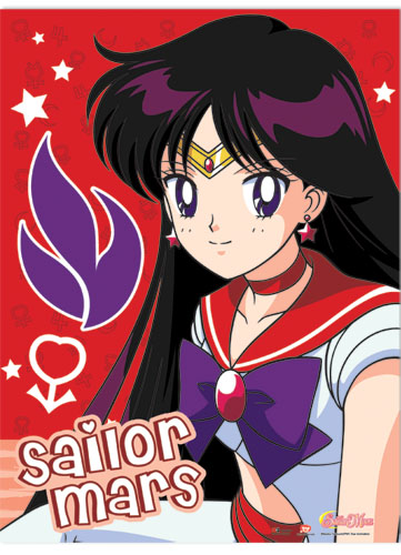 Sailormoon Sailor Mars Fabric Poster, an officially licensed product in our Sailor Moon Posters department.