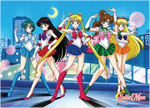 Sailor Moon - Girls Group Fabric Poster, an officially licensed product in our Sailor Moon Posters department.
