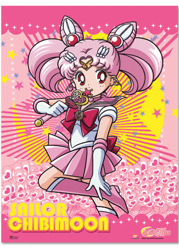 Sailormoon S Sailor Chibimoon Fabric Poster, an officially licensed product in our Sailor Moon Posters department.