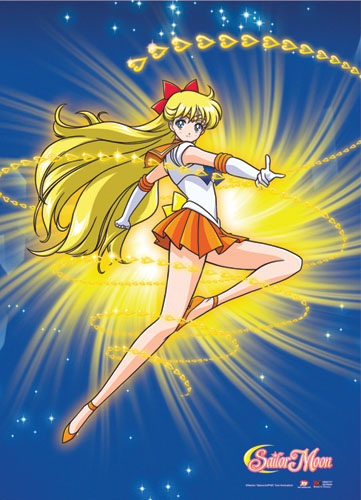 Sailor Moon - Sailor Venus Fabric Poster, an officially licensed product in our Sailor Moon Posters department.