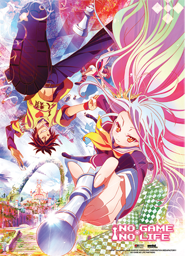 No Game No Life - Key Visual Fabric Poster, an officially licensed product in our No Game No Life Posters department.