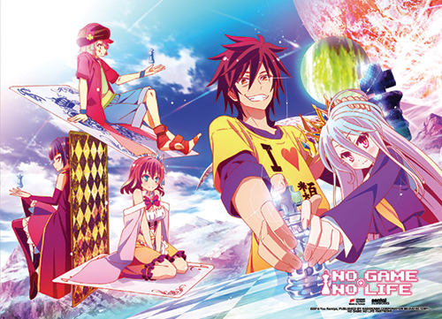 No Game No Life - Chess Fabric Poster, an officially licensed product in our No Game No Life Posters department.
