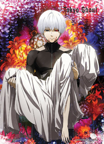 Tokyo Ghoul - Kaneki Fabric Poster, an officially licensed product in our Tokyo Ghoul Posters department.