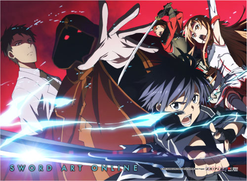Sword Art Online - Group 3 Fabric Poster, an officially licensed product in our Sword Art Online Posters department.