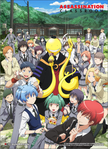 Assassination Classroom - Key Art 1 Fabric Poster, an officially licensed product in our Assassination Classroom Posters department.