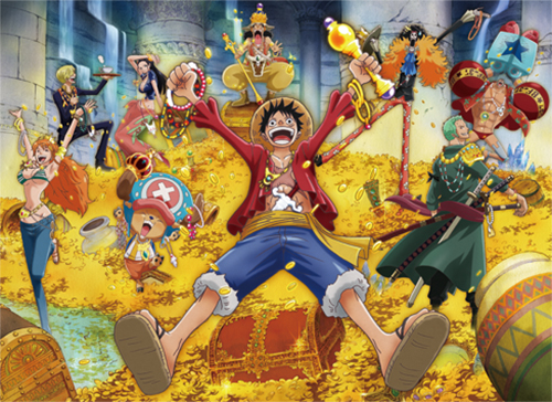 One Piece - New World Luffy Group 03 Fabric Poster, an officially licensed product in our One Piece Posters department.