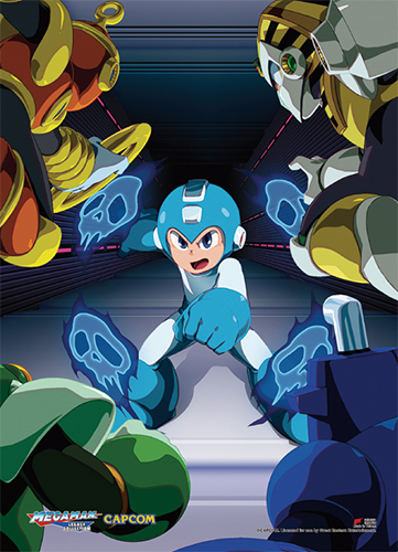 Megaman Classic - Group 05 Fabric Poster, an officially licensed product in our Mega Man Posters department.