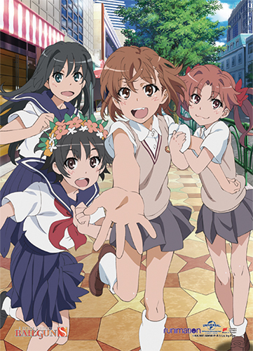 Railgun S - Group 01 Fabric Poster, an officially licensed product in our A Certain Scientific Railgun Posters department.