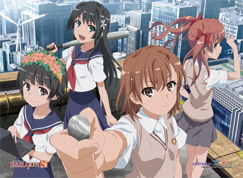 Railgun S - Group 03 Fabric Poster, an officially licensed product in our A Certain Scientific Railgun Posters department.