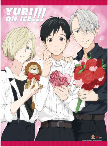 Yuri On Ice!!! - Yuri, Victor, Yurio 8 Fabric Poster, an officially licensed product in our Yuri!!! On Ice Posters department.