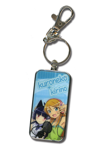 Oreimo Kirino And Kuroneko Keychain, an officially licensed product in our Oreimo Key Chains department.