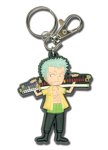 One Piece Sd Zoro Sword Ovc Keychain, an officially licensed product in our One Piece Key Chains department.