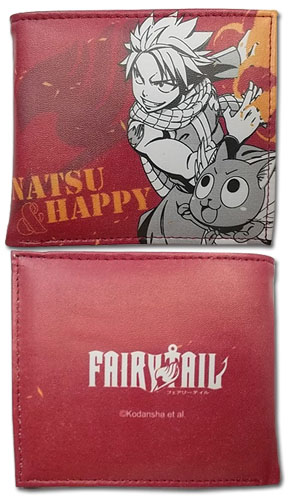 Fairy Tail - Natsu & Happy Boy Wallet, an officially licensed product in our Fairy Tail Wallet & Coin Purse department.