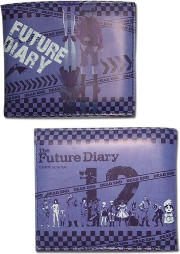 Future Diary - Diary Holders Purple Wallet, an officially licensed product in our Future Diary Wallet & Coin Purse department.