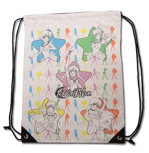 Sailormoon Sailor Soldiers Drawstring Bag, an officially licensed product in our Sailor Moon Bags department.