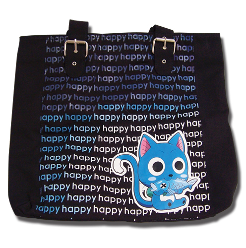 Fairy Tail Happy Tote Bag, an officially licensed product in our Fairy Tail Bags department.