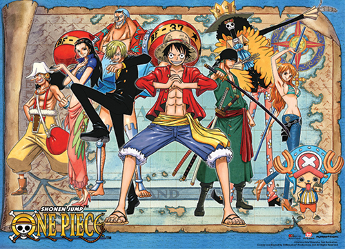 One Piece - Map Background Special Edition Wallscroll, an officially licensed product in our One Piece Wall Scroll Posters department.