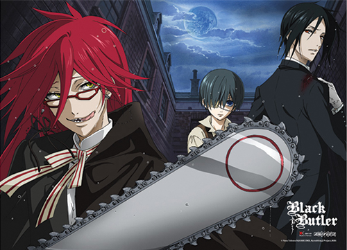 Black Butler - Grell Vs Sebastian Special Edition Wallscroll, an officially licensed Black Butler product at B.A. Toys.