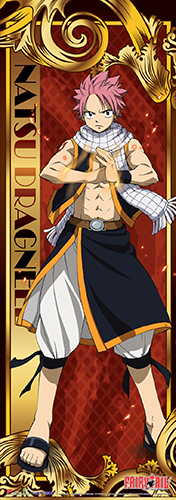 Fairy Tail - Natsu Human Size Wall Scrolll, an officially licensed product in our Fairy Tail Wall Scroll Posters department.