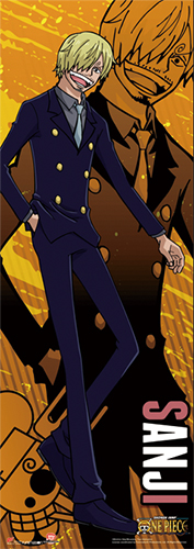 One Piece - Sanji New World Human Size Wall Scroll, an officially licensed product in our One Piece Wall Scroll Posters department.