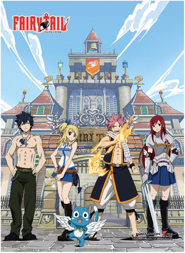 Fairy Tail - Group 1 Hi-End Wall Scroll, an officially licensed product in our Fairy Tail Wall Scroll Posters department.