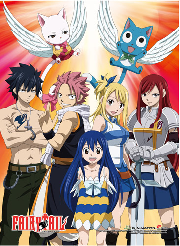 Fairy Tail - Group 2 Hi-End Wall Scroll, an officially licensed product in our Fairy Tail Wall Scroll Posters department.
