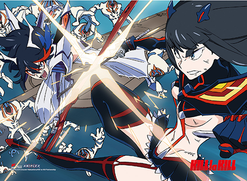 Kill La Kill - Group High-End Wall Scroll, an officially licensed product in our Kill La Kill Wall Scroll Posters department.