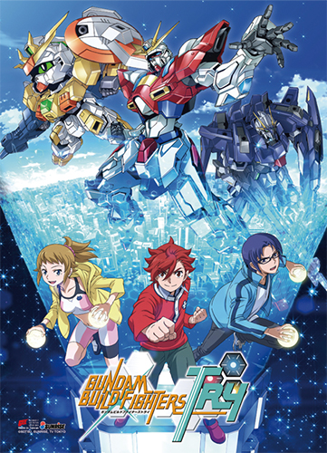 Gundam Build Fighters Try - Key Art High-End Wall Scroll, an officially licensed product in our Gundam Build Fighters Try Wall Scroll Posters department.
