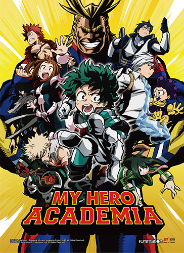 My Hero Academia - Key Art 1 High-End Wall Scroll, an officially licensed product in our My Hero Academia Wall Scroll Posters department.