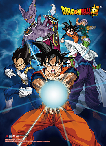 Dragon Ball Super - Battle Of Gods Group 01 High-End Wall Scroll, an officially licensed product in our Dragon Ball Super Wall Scroll Posters department.