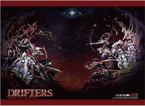 Drifters - Key Art High-End Wall Scroll, an officially licensed product in our Drifters Wall Scroll Posters department.