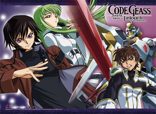 Code Geass - Group 1 High-End Wall Scroll, an officially licensed product in our Code Geass Wall Scroll Posters department.