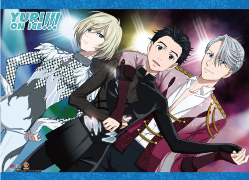Yuri!!! On Ice - Yuri & Victor Yurio Hi-End Wall Scroll, an officially licensed product in our Yuri!!! On Ice Wall Scroll Posters department.