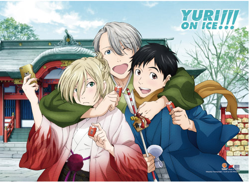 Yuri On Ice!!! - Japan New Year High-End Wall Scroll, an officially licensed product in our Yuri!!! On Ice Wall Scroll Posters department.